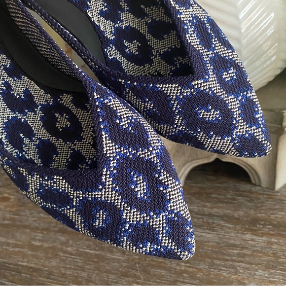 Rothy's The Point Il Indigo Cat Slip On Pointed Flats Womens 7.5 - Picture 6 of 13